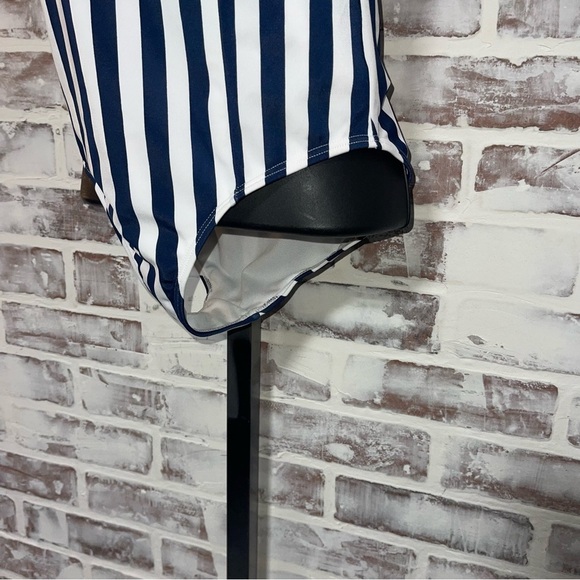 Wonder Nation Navy and White Swimsuit 10/12+ - Picture 3 of 5